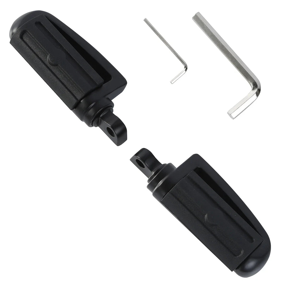 Footrest Pegs 10mm Matte Black for Harley XL883 1200 Sportster Street Glide