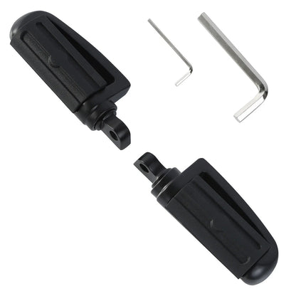 Footrest Pegs 10mm Matte Black for Harley XL883 1200 Sportster Street Glide