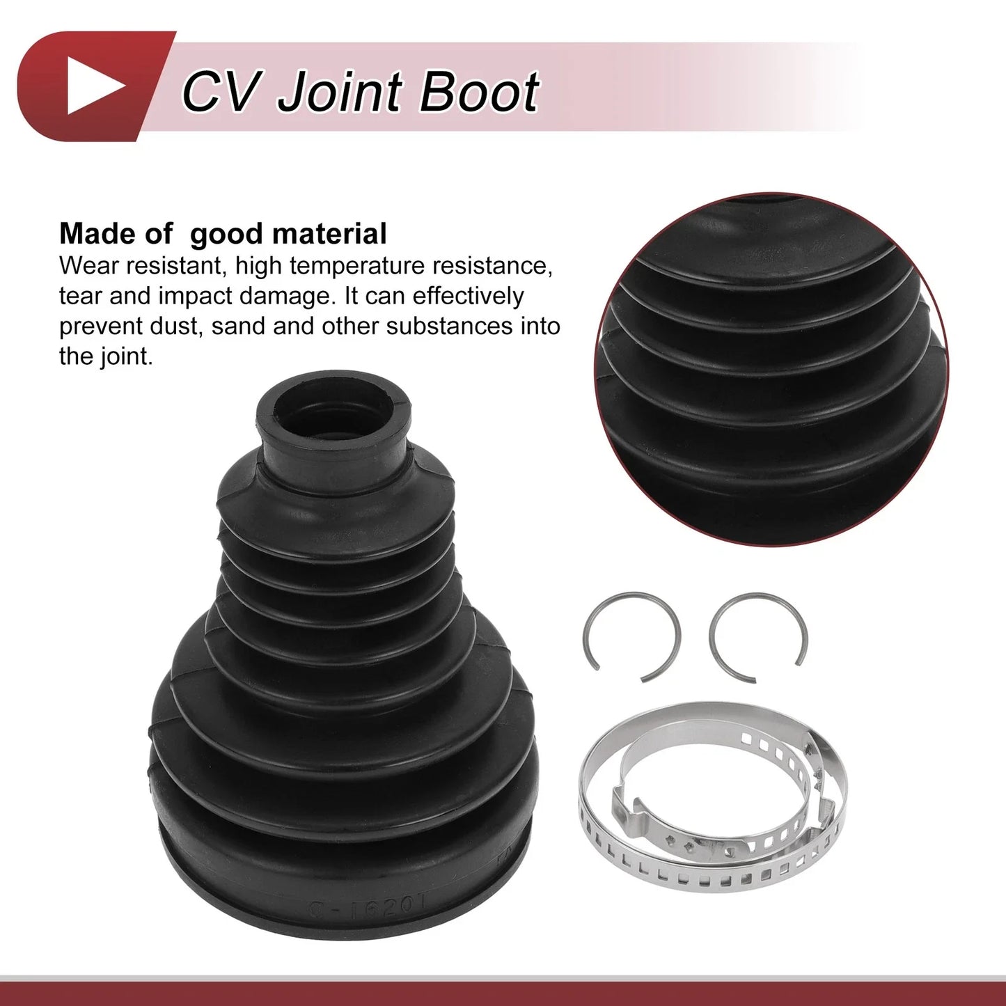 Inner CV Boot Kit with Clamps for BMW X3 (2011 - 2017)