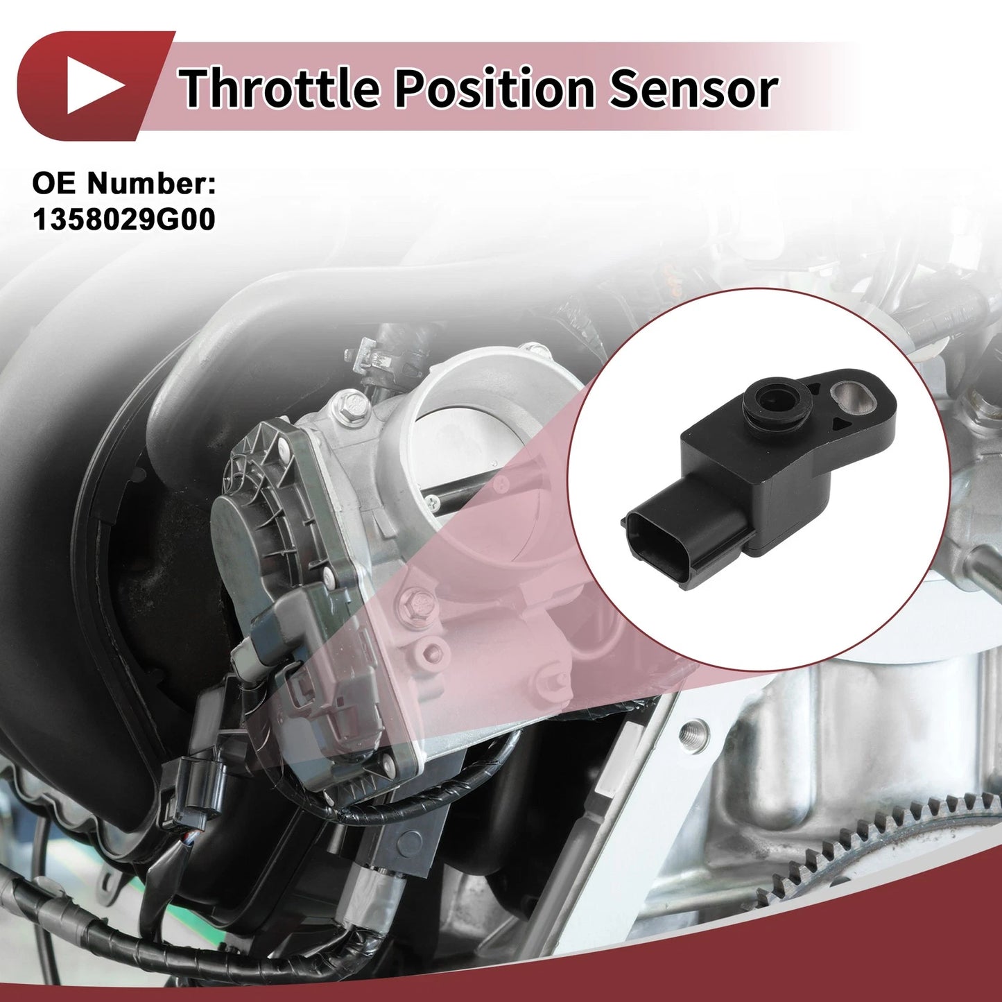 Throttle Position Sensor No.1358029G00 for Suzuki GSXR 600 750 (2004–2009)