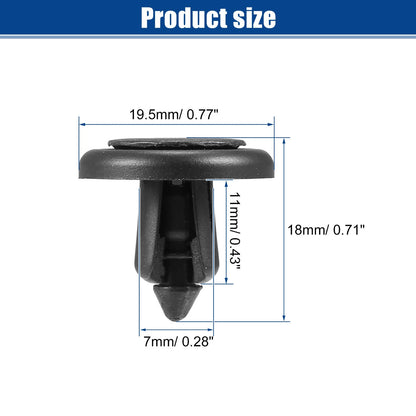 40 Pcs Front Fender Retainers Clips for Toyota (No. 9046707201)
