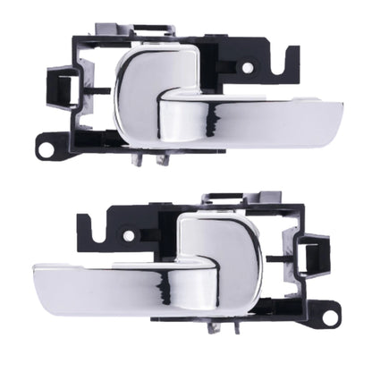 Set of 2 Chrome Inner Door Handles for Nissan Navara D40 (2005–2015)