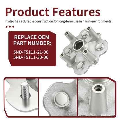 Front Wheel Hub for Yamaha Kodiak 450 (2003–2006)