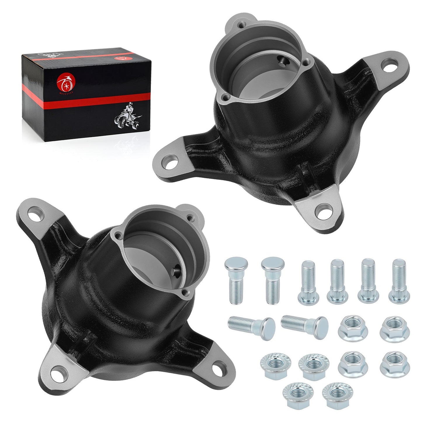 2X Front Wheel Hub with Bolts for Polaris Magnum 4X4 (1997–1998)