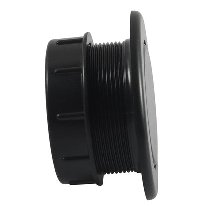 Umbrella Hole Ring Plug Cap Set for Outdoor Table Cover Black
