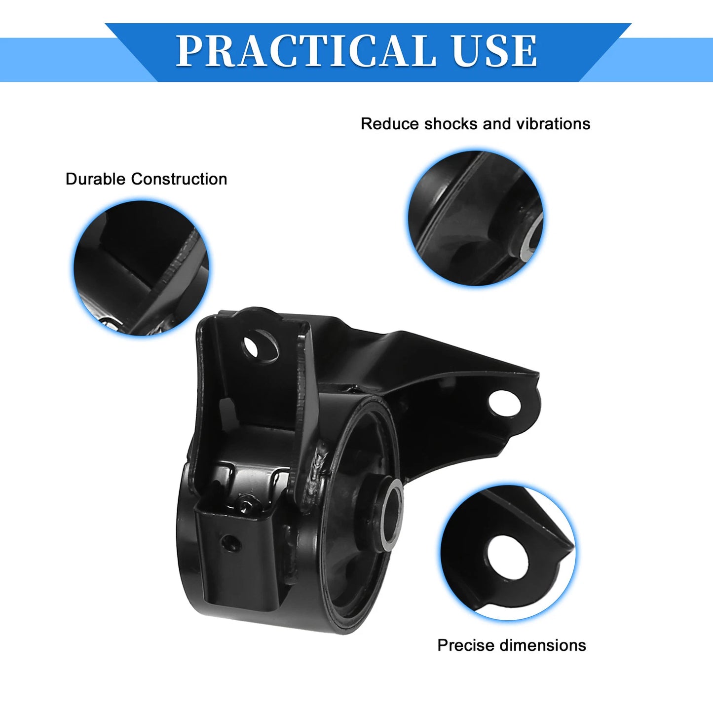 Set of 2 Engine Motor Mounts for Honda Accord (1998–2002)