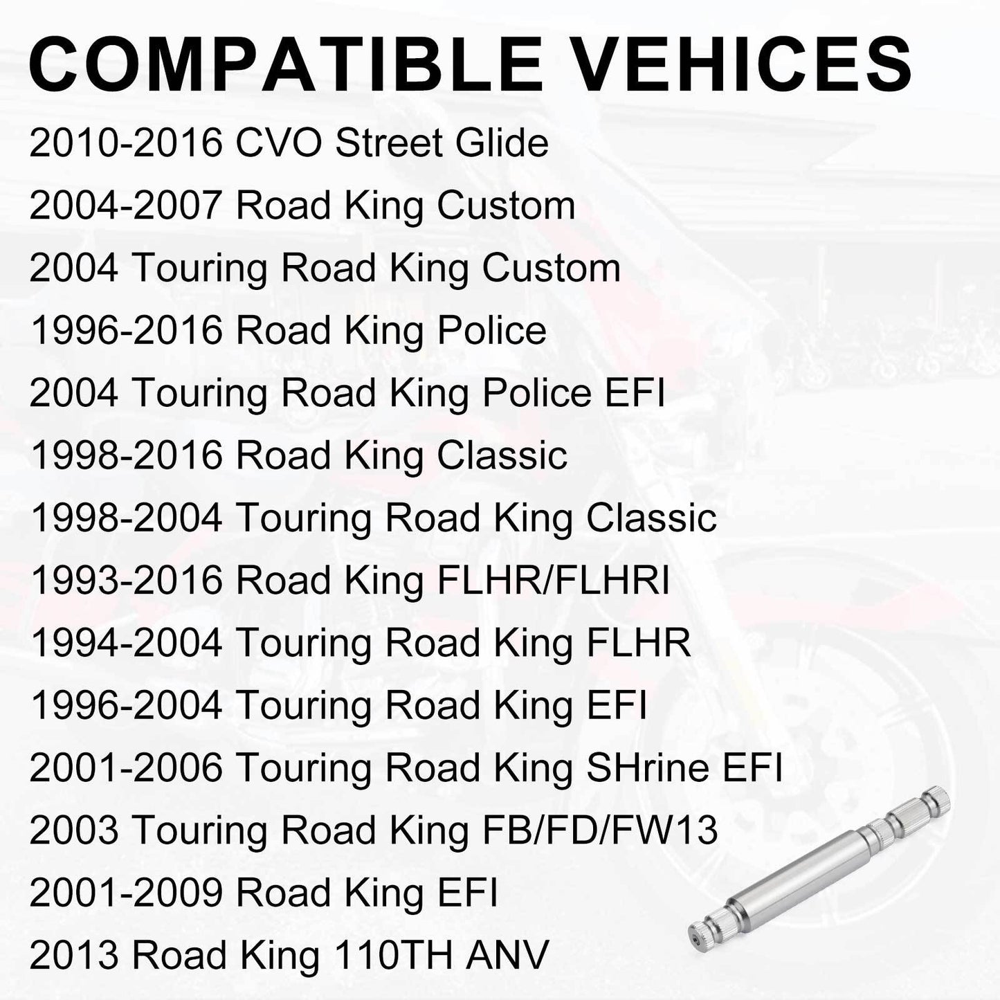 Shifter Shaft for Electra Road Tour Tri Glide Road King (1982–Present)