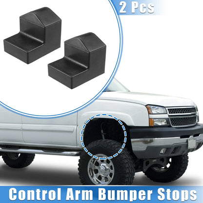 2 x Front Lower Suspension Control Arm Bumper Stops for GMC Sierra 2500