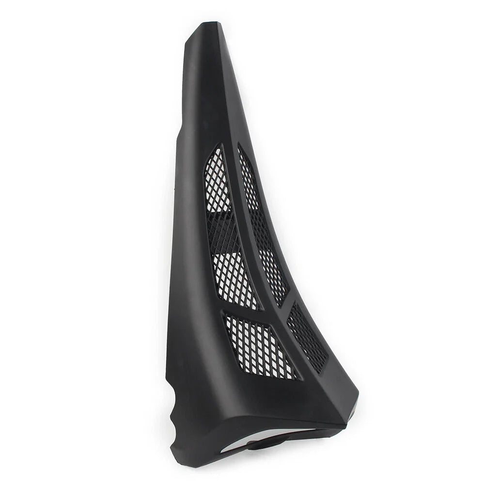 Matte Black Stretched Tall Chin Spoiler Scoop for Harley Street Road Glide (14-22)