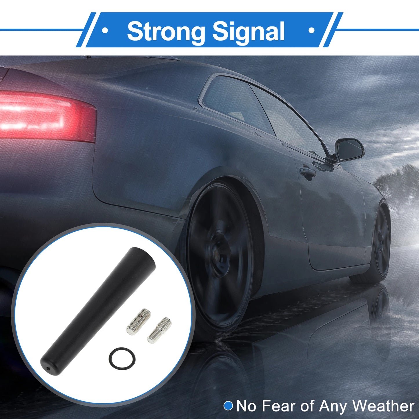 Antenna Signal Roof Aerial for Mini R50 R52 (2002–2013) Rubber Black