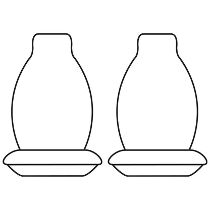 Custom Fit Canvas Car Seat Covers for Hilux GUN135 TGN121 (2015–Present)