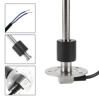 Fuel Sending Unit and Gauge Kit 0-190 Ohm 800mm for Boat Car