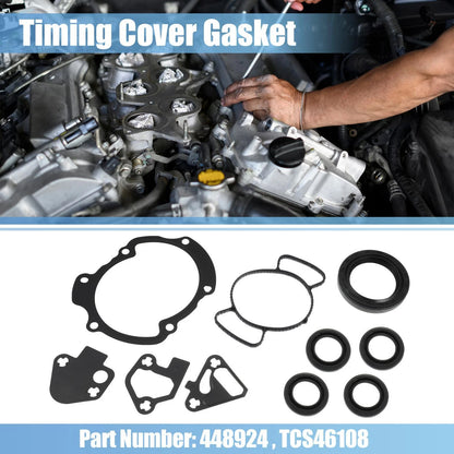 Timing Cover Gasket and Seal Set 67828 for Cadillac SRX STS GMC Acadia (2007–2016)