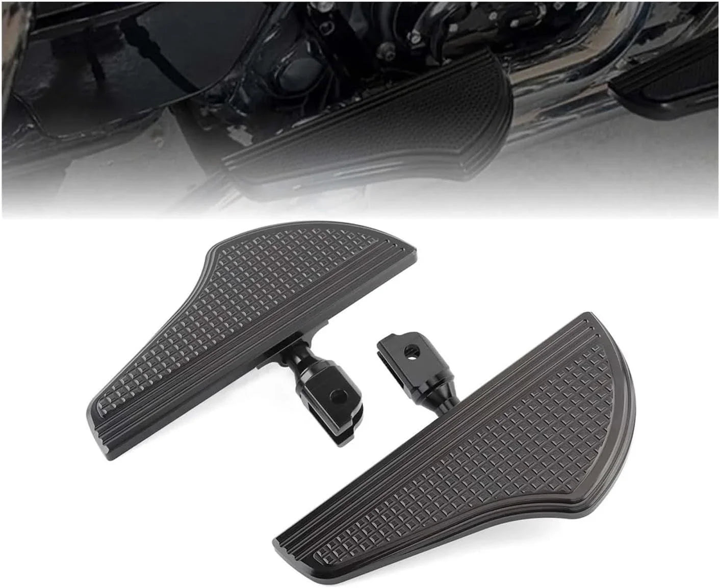 Rear Floorboards Foot Pegs for Harley Softail Breakout Fat Bob 2018-2024
