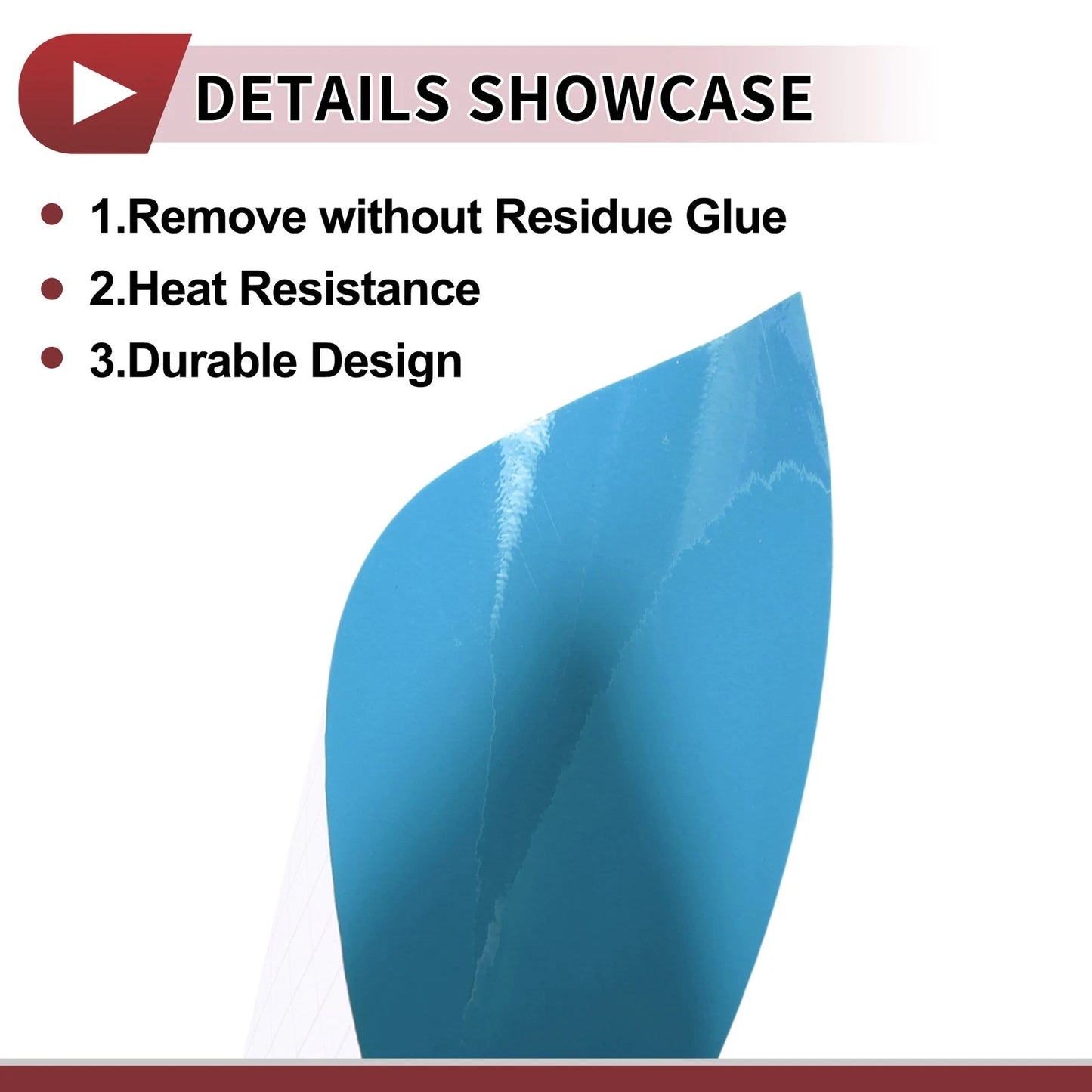Light Blue Vinyl Wrap Film for Car (0.49ft x 59.84inch)