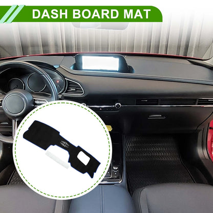 Dashboard Cover Mat for Mazda CX-30 (2020–2024) Sun Protector Pad Black Blue