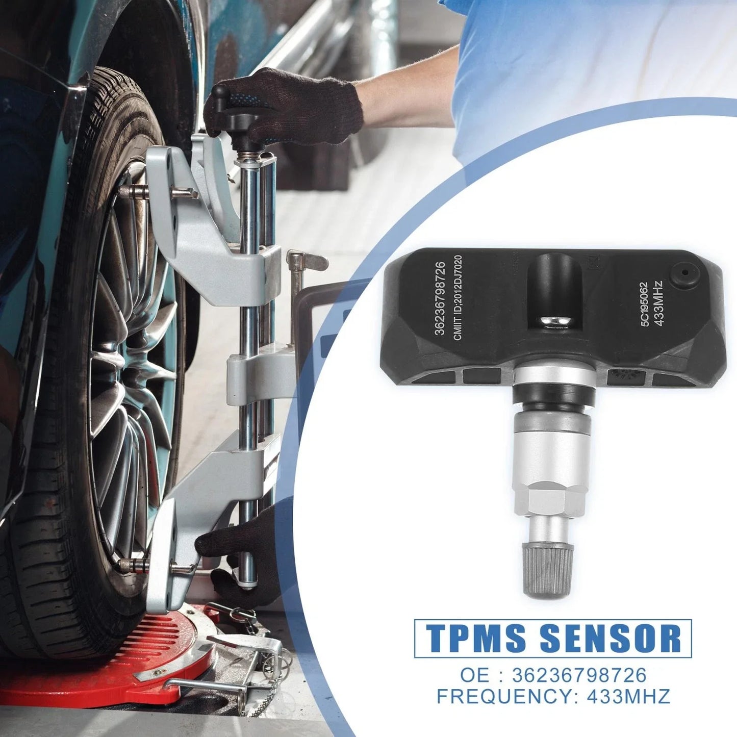 4 x Tire Pressure Sensor TPMS Sensor for BMW 328i 528i 535i