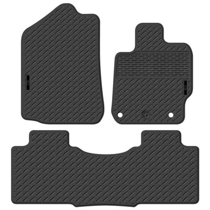 Set of 4 Custom Fit Rubber Floor Mats for Toyota Camry (2012–2017)
