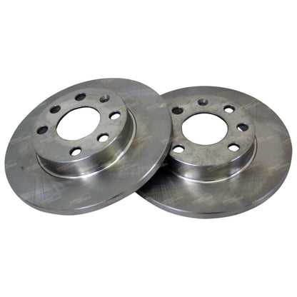 2 Front Disc Brake Rotors for Holden Camira (1982–1984)