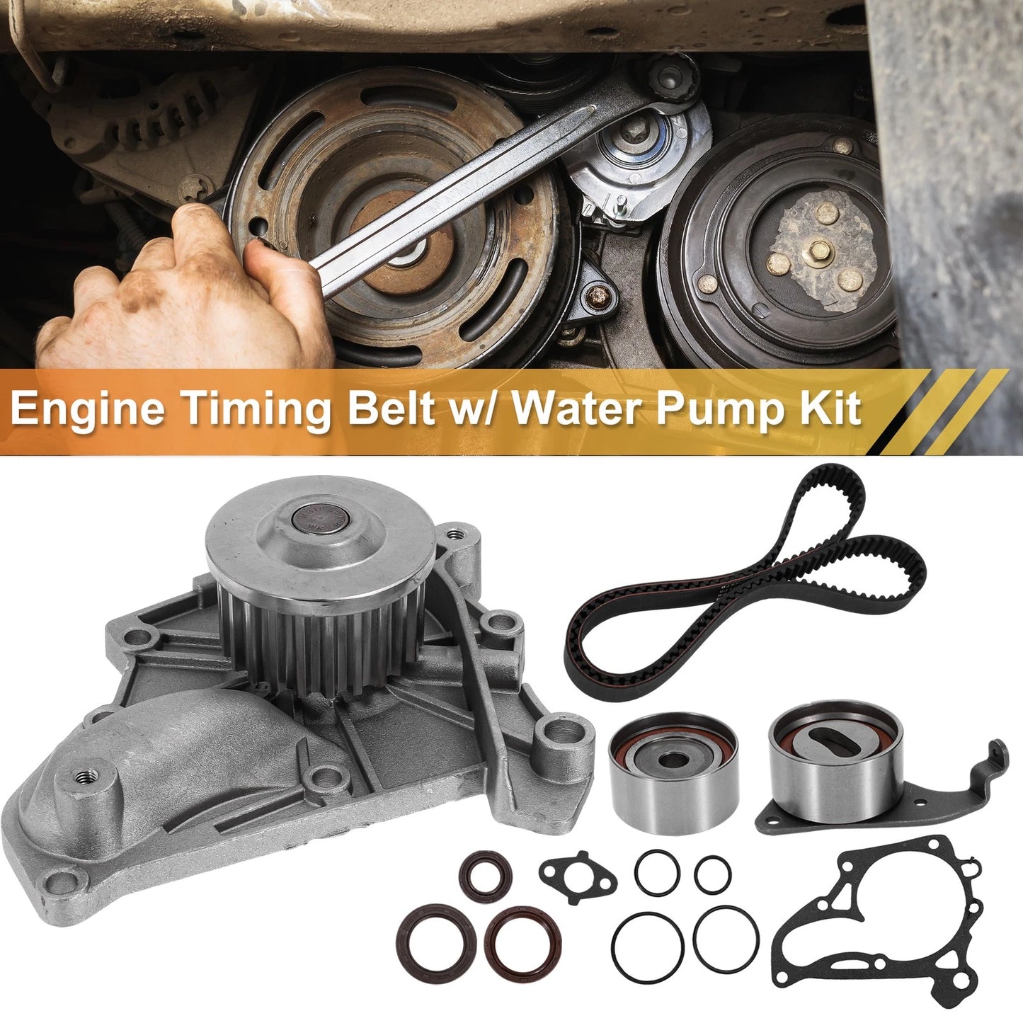 Timing Belt Water Pump Kit for Toyota Camry (1987–1991) No.TCKWP199/TBK138