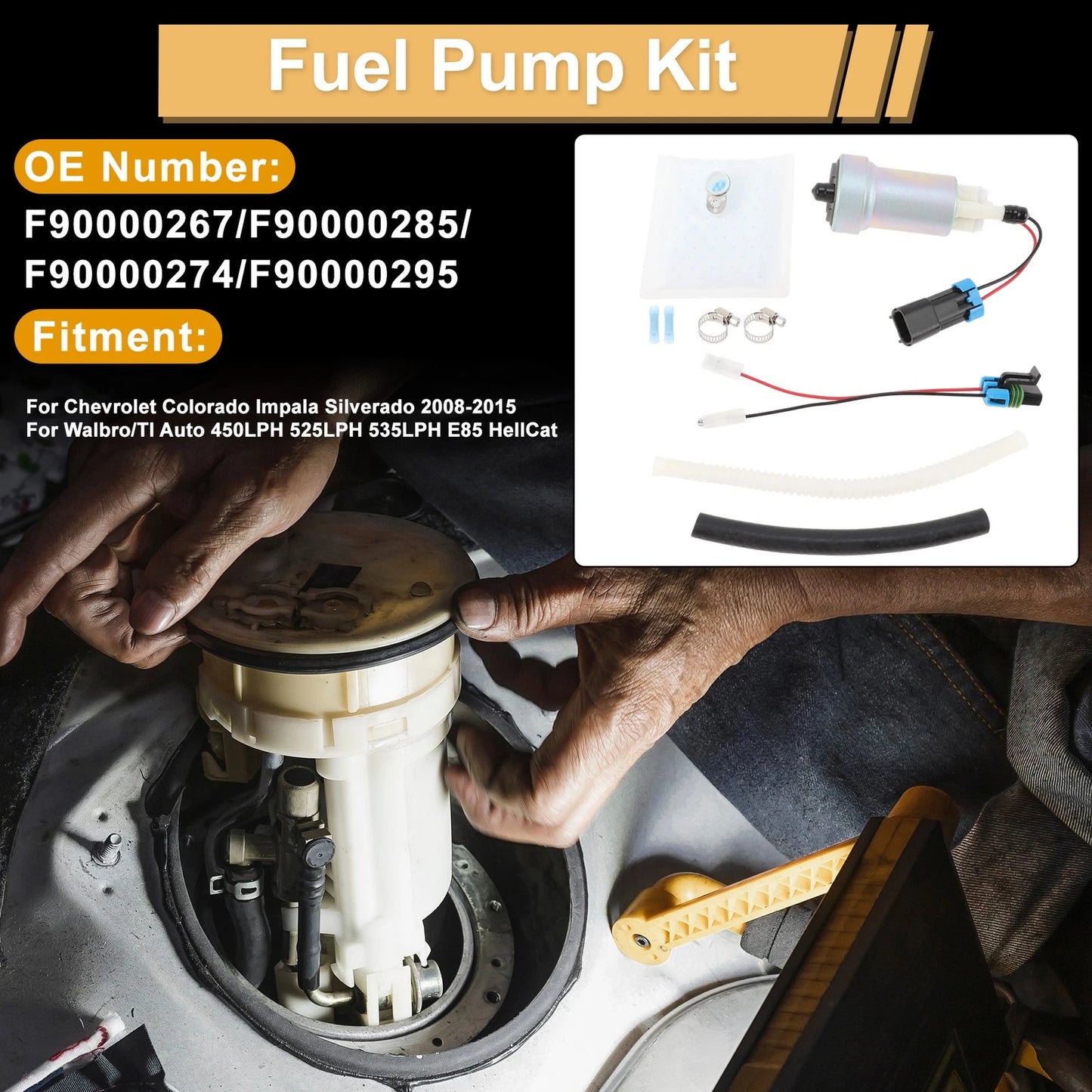 Fuel Pump for Chevrolet Colorado, Impala, Silverado (2008–2015) F90000267