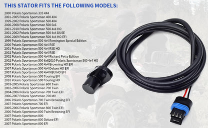 Hall Effect Speed Sensor for Polaris Sportsman 335-800 (1999–2014)