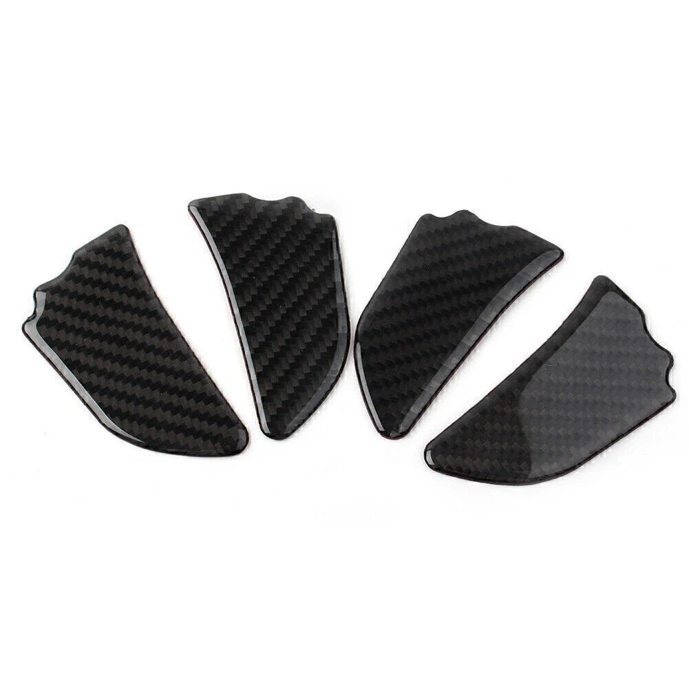 4 x Carbon Fiber Interior Door Bowl Cover Trim for Subaru Forester (2013-2018)