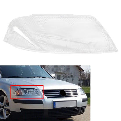 Headlight Lens Cover Shell Pair for Volkswagen Passat B5.5 (2000–2005)