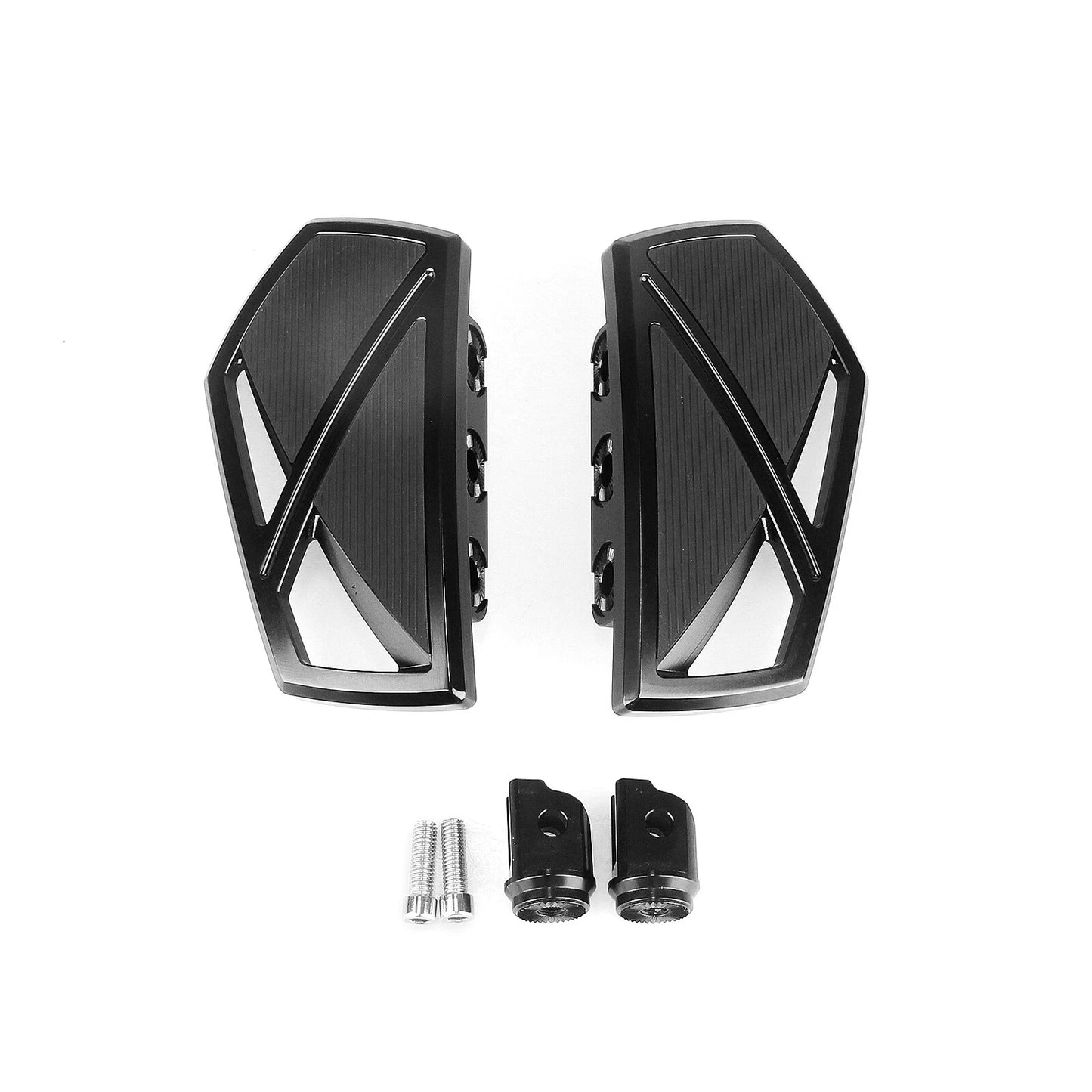 1 Pair Black Front Foot Pegs for Harley Softail Sport Glide (2018-2025)