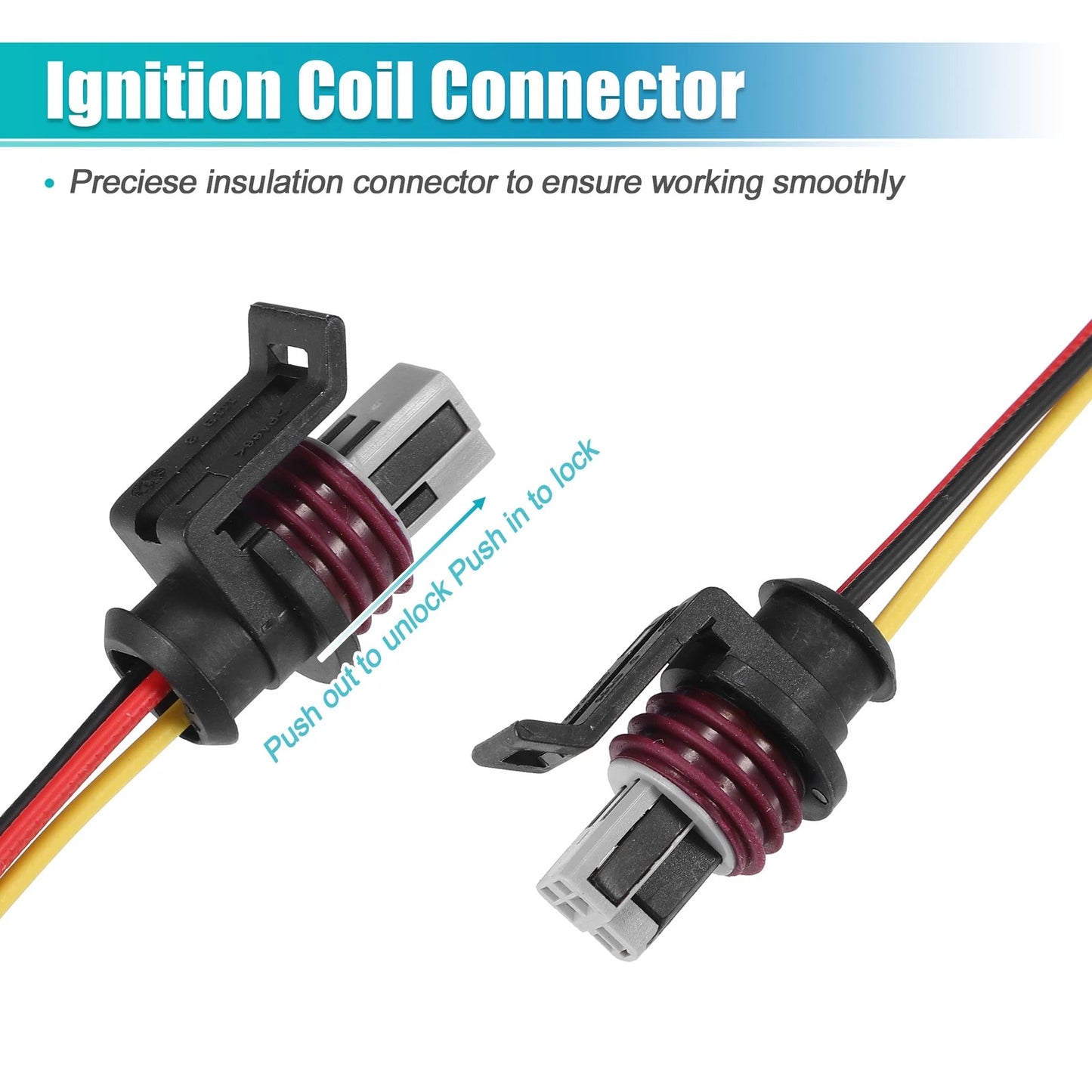 Set of 1 ICP EBP Sensor Pigtail Wire Repair Connector for Ford F250 F350 (1999–2007)