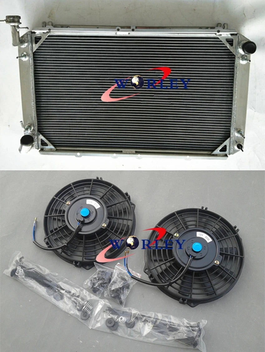 Aluminum Radiator with Fan for Nissan Patrol GQ Y60 (1997–1999)