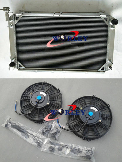 Aluminum Radiator with Fan for Nissan Patrol GQ Y60 (1997–1999)