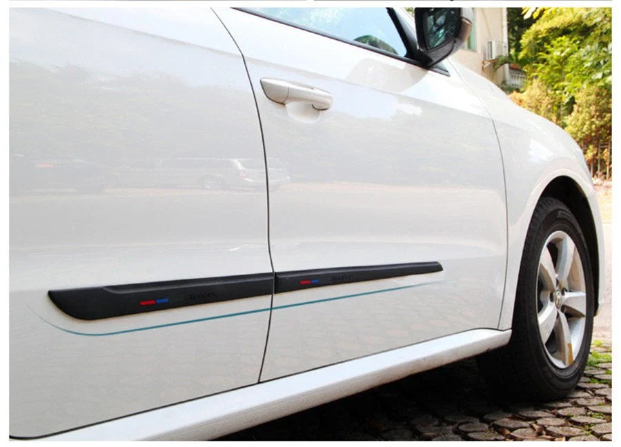 4 Pcs PVC Soft Rubber Door Sill Garnish Trim Cover for Car (Various Years)