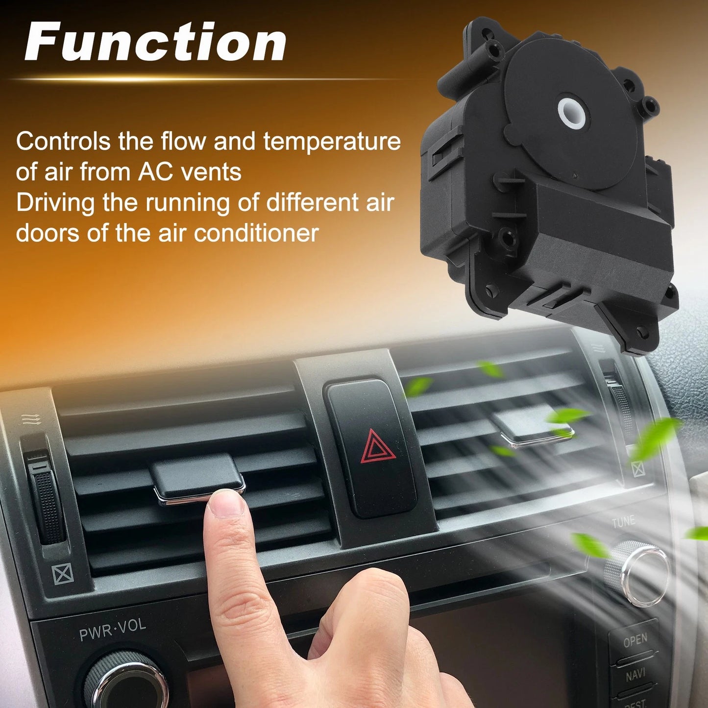 HVAC Heater Blend Door Actuator for Honda Accord (2008–2011) 73556/79170TA5A21