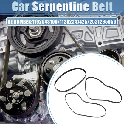 Set of 1 Serpentine Belt for Nissan Xterra SE (2000–2004) No. 119204S100/11282247425