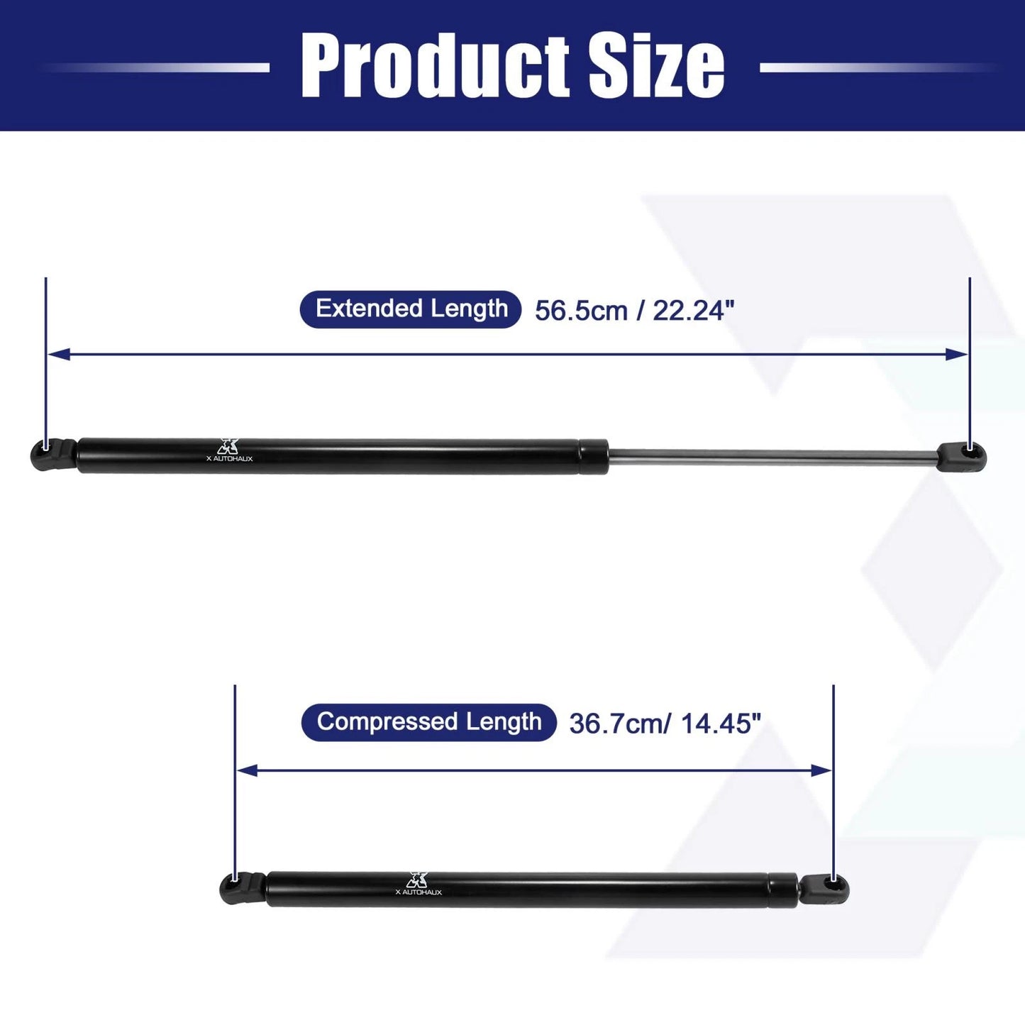 2X Rear Trunk Lift Supports Struts for Ford Edge (2007–2014)