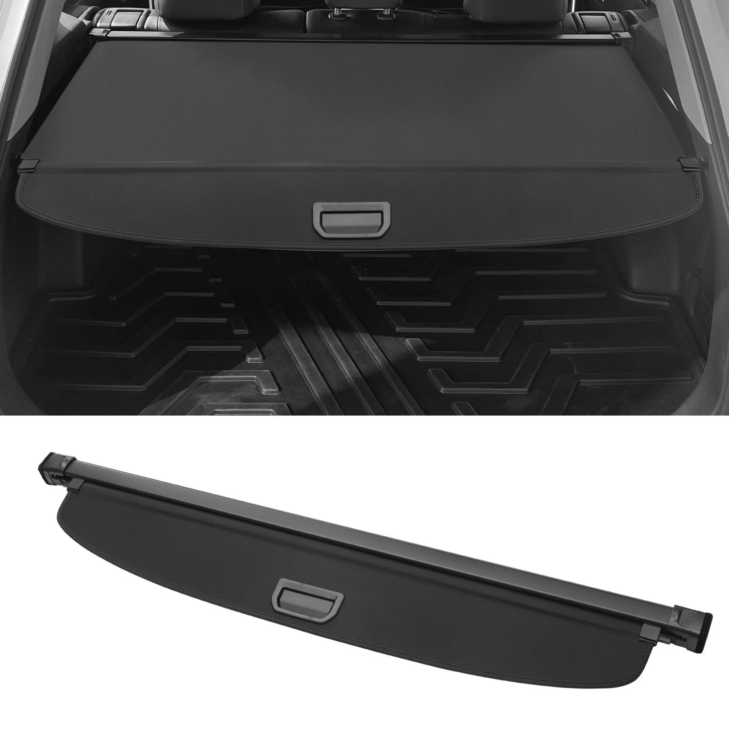 Retractable Cargo Cover for Toyota RAV4 (2019–2023) Gloss Black