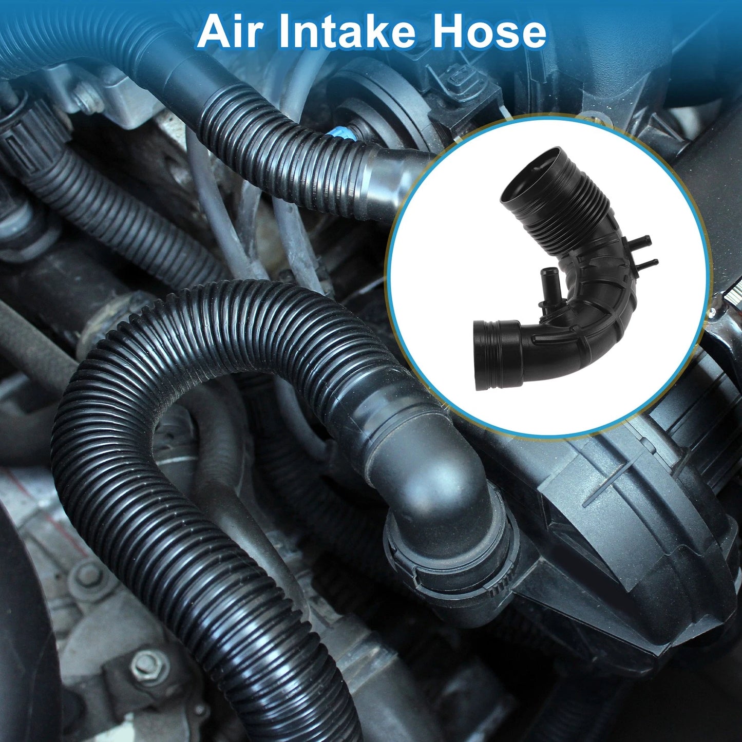 Engine Air Intake Hose for Fiat Abarth 500 1.4 Turbo (2008–2019) No. 51817836