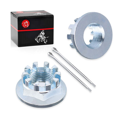 2X Front Axle Castle Nuts for Honda Recon 250 (2000–2009)