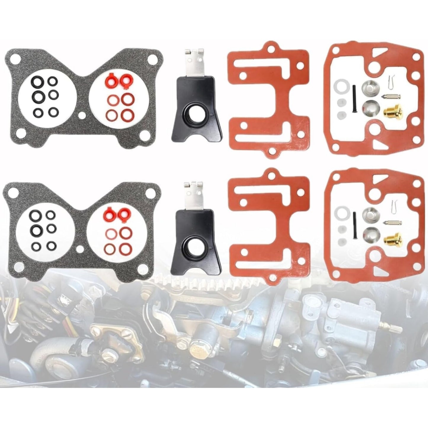 2X Carburetor Rebuild Kit for Johnson Evinrude V4 85-140HP (Year Range)