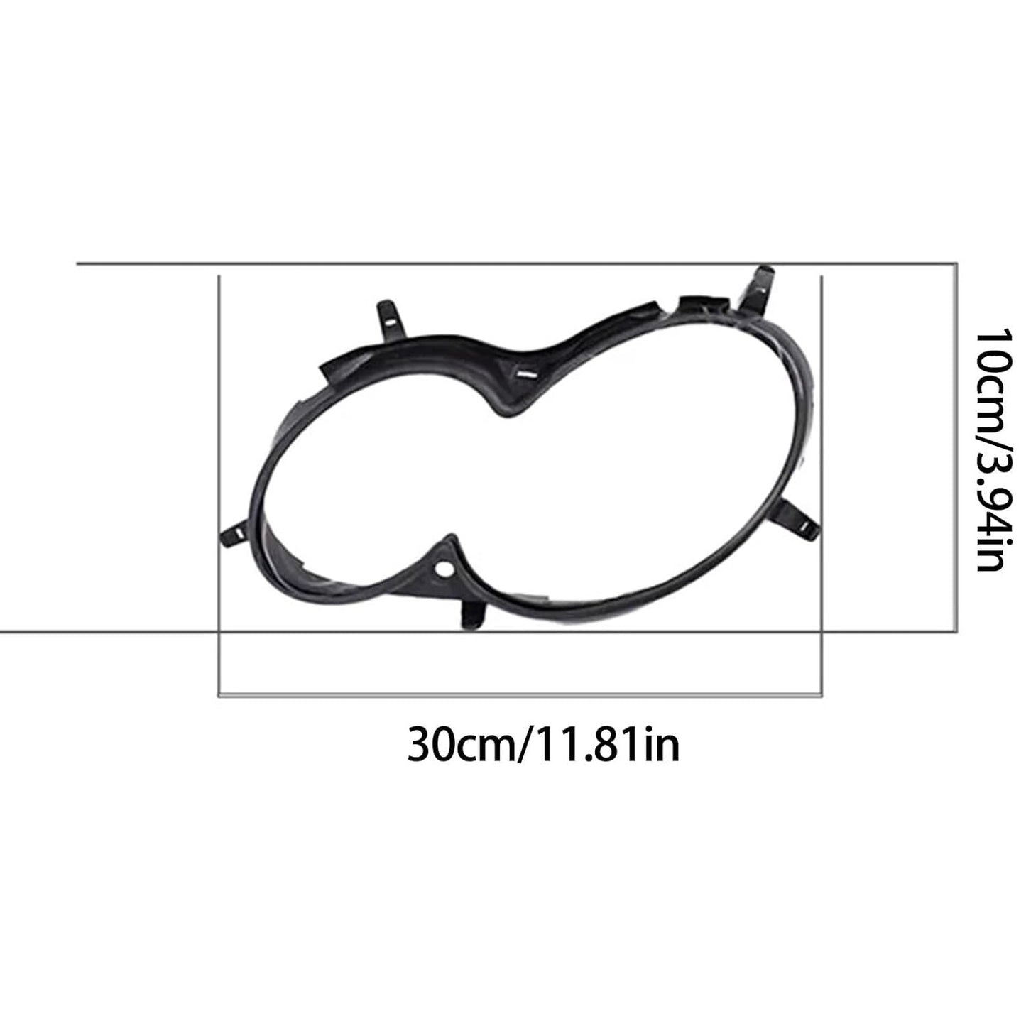Set of 2 Headlight Gaskets for Mercedes Benz W209 CLK (2003–2009)