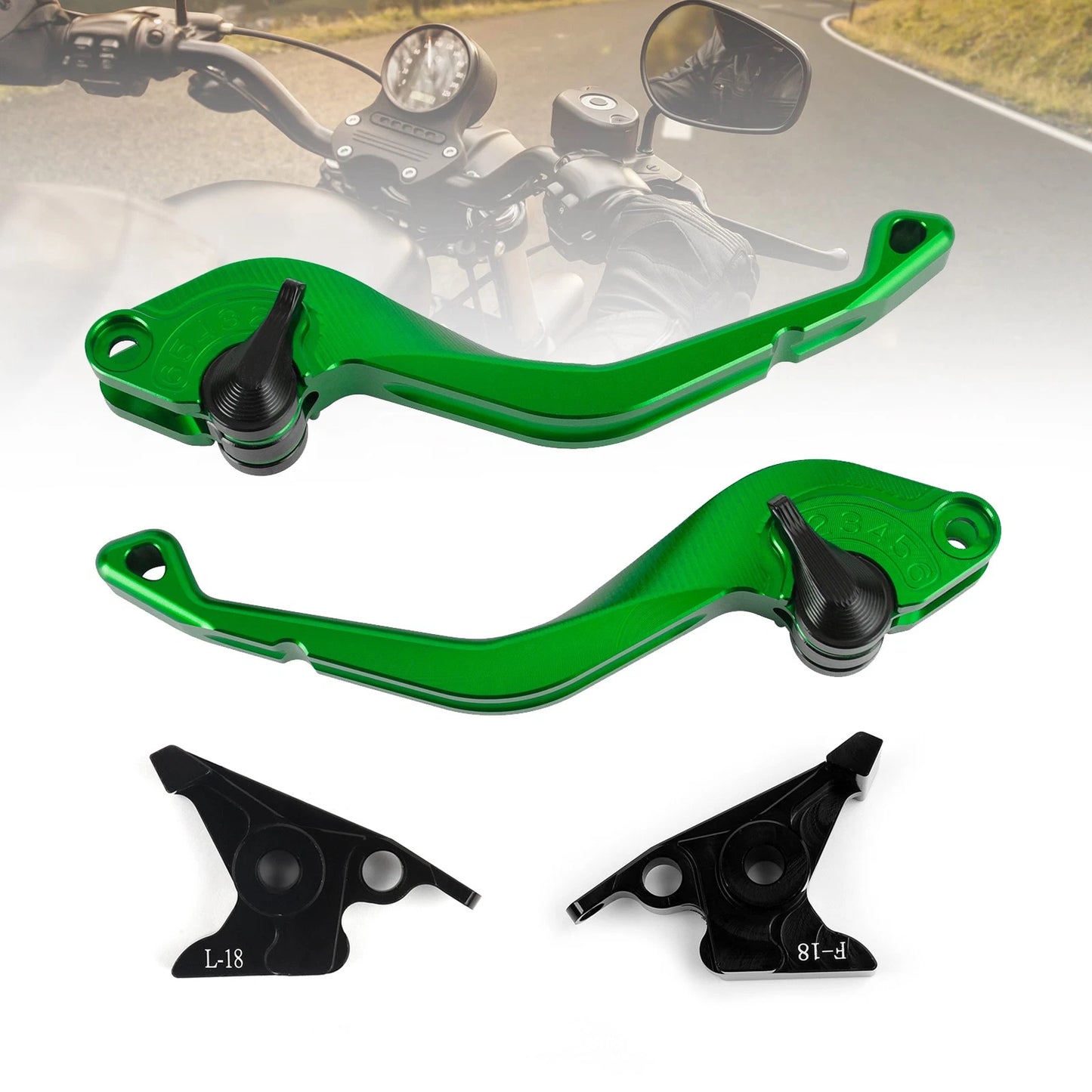 Adjustable Brake Clutch Levers for Ducati Hypermotard 1100/SP (2007–2011) Black