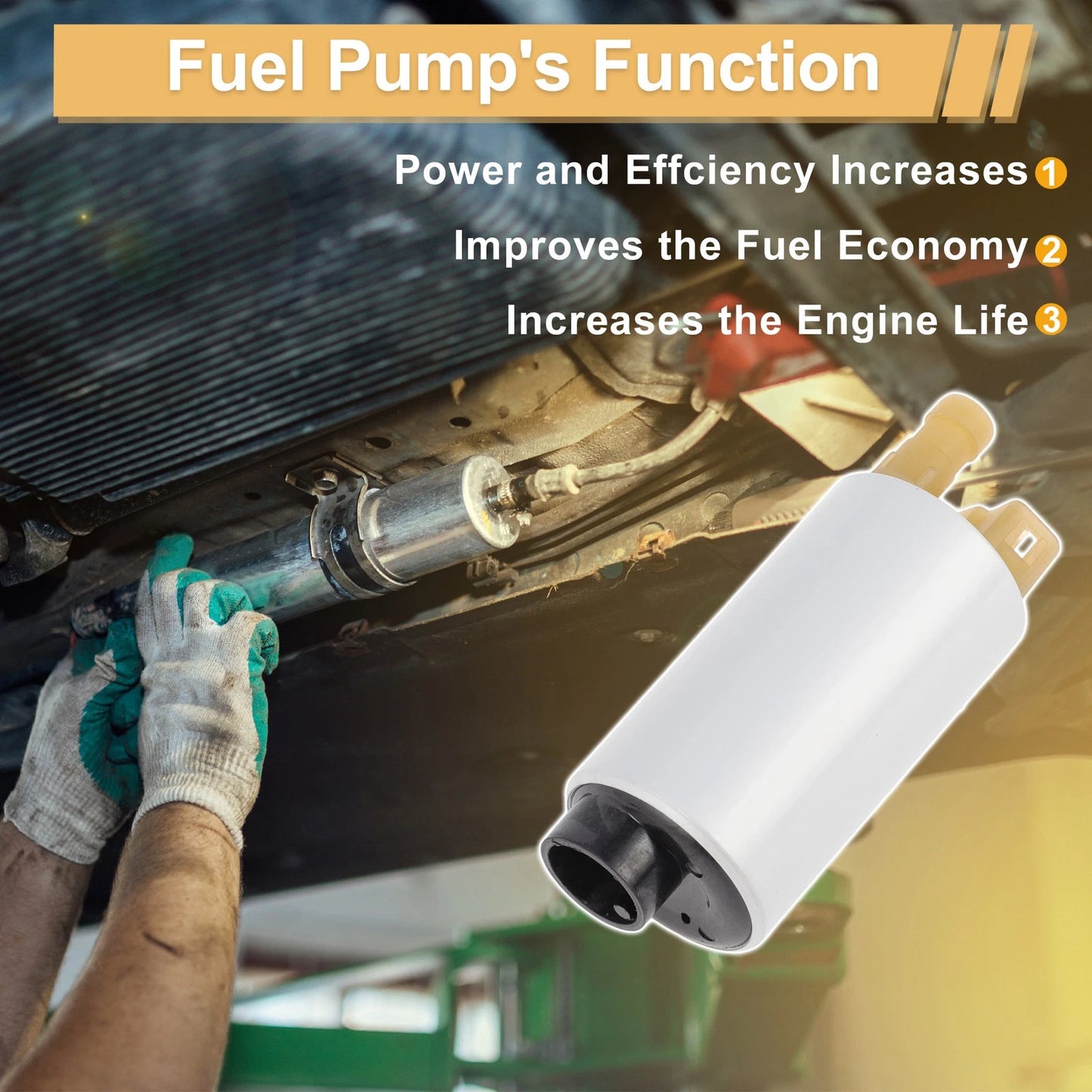 Fuel Pump for Volkswagen Golf II (1983–1991) Replaces 4020136