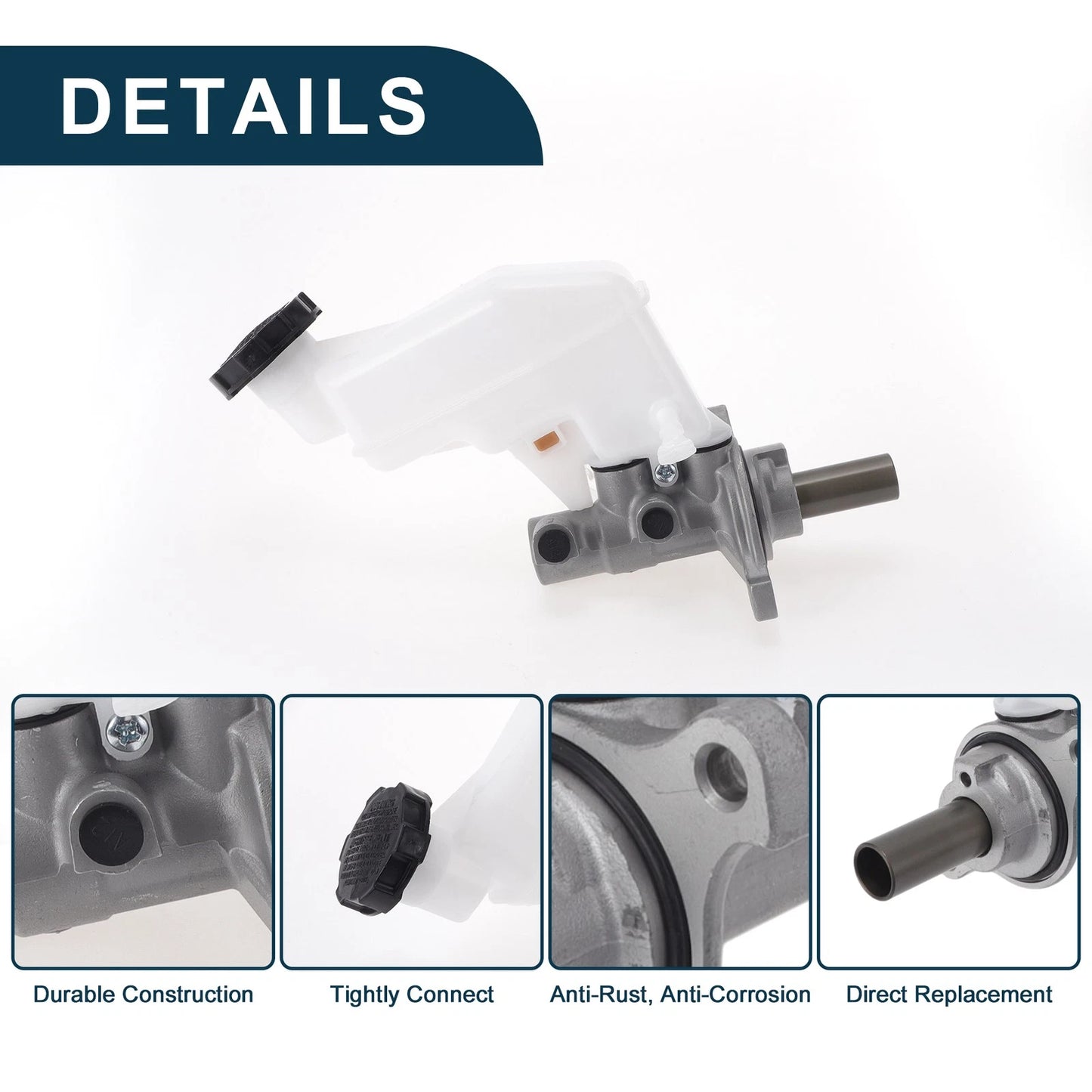 Brake Master Cylinder with Reservoir No. 585103X400/17A1139 for Hyundai Elantra (2011–2016)