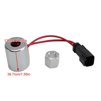 Solenoid Valve Coil 2X 6717706 6676566 for Bobcat 751 763 853 A220 A300 S220