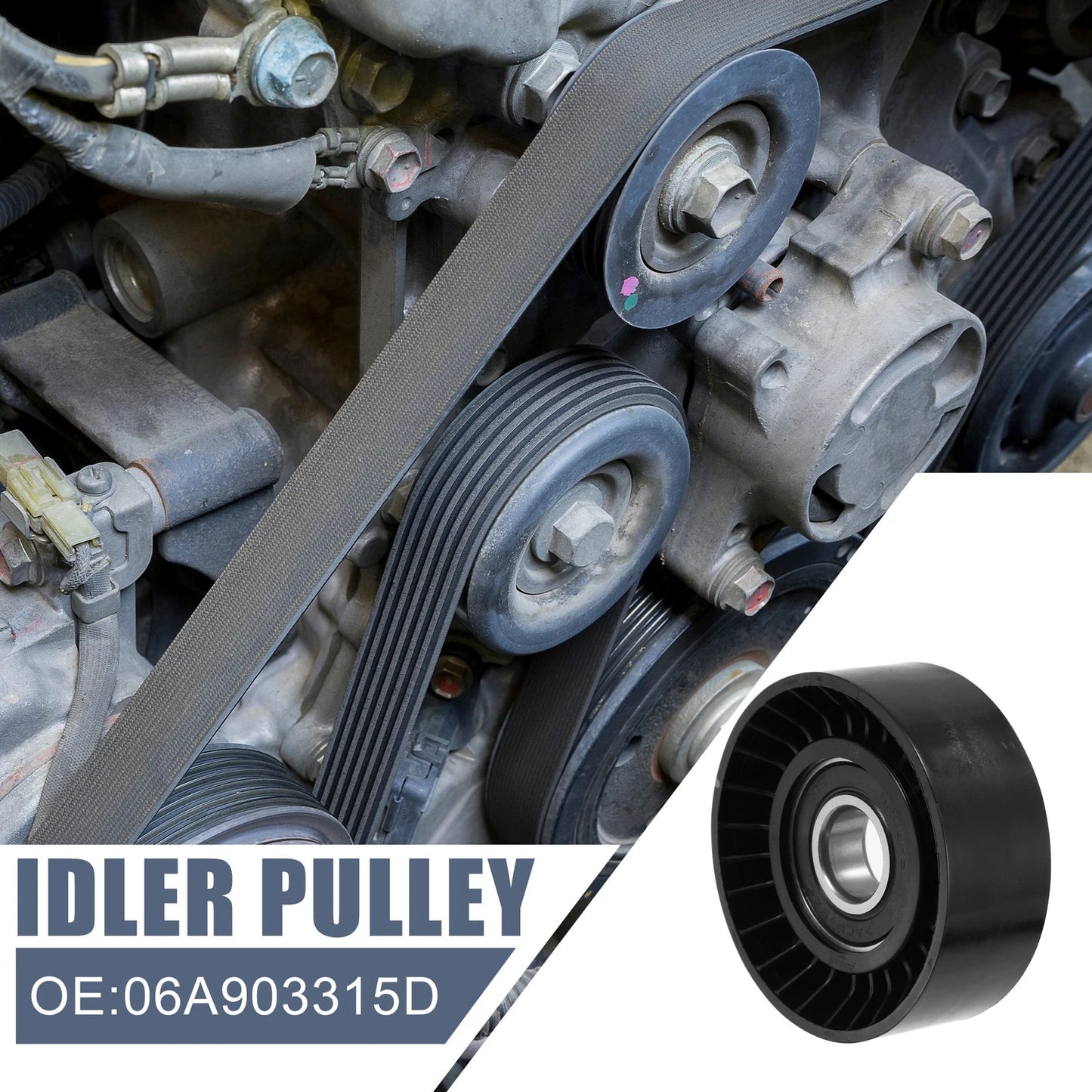 Idler Pulley 06A903315D for Audi A3 (2006–2008)