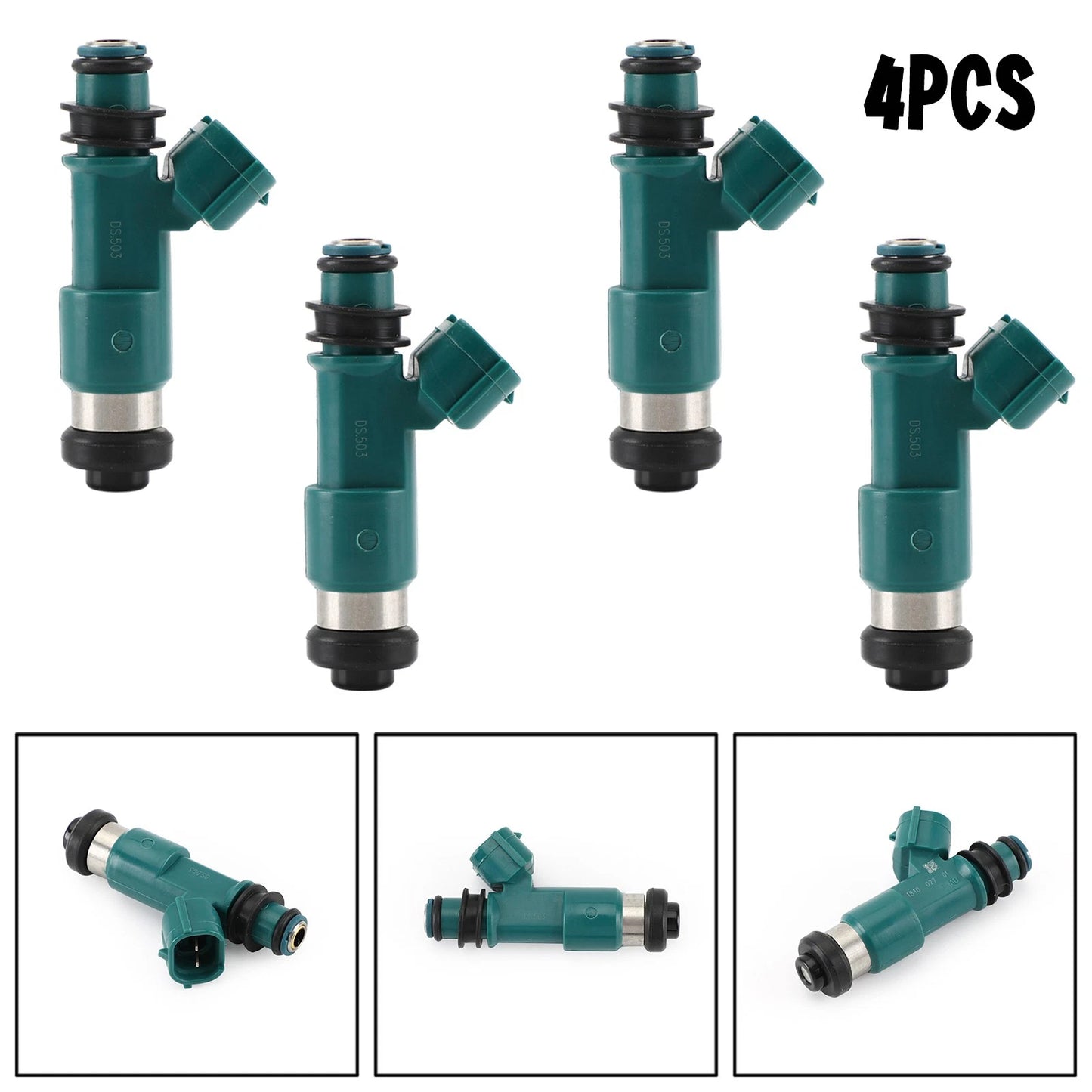 Set of 4 Fuel Injectors 15710-65J00 for Suzuki SX4 2.0L (2007–2010)
