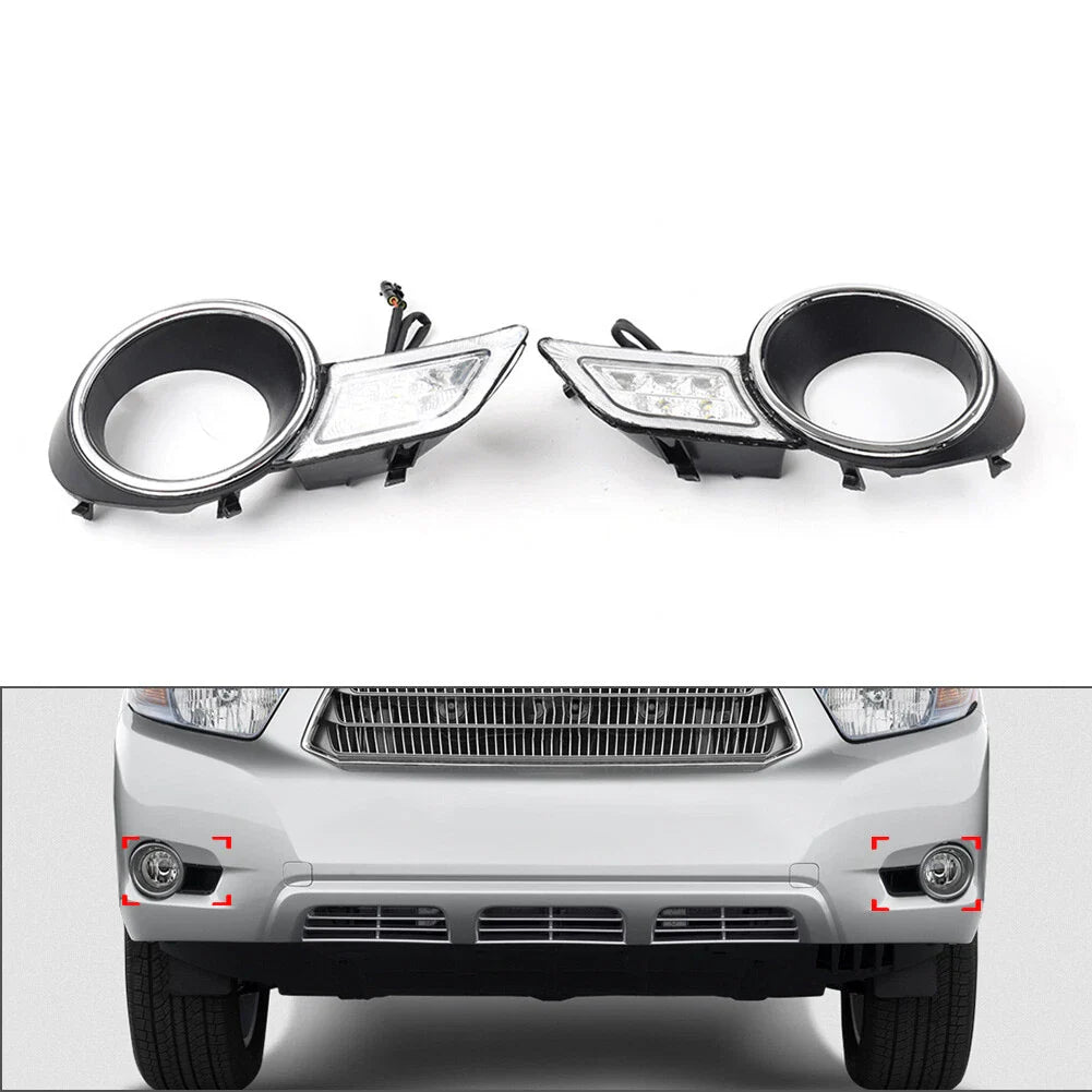 Daytime Running Lights Fog Lamps for Toyota Highlander (2008-2011)