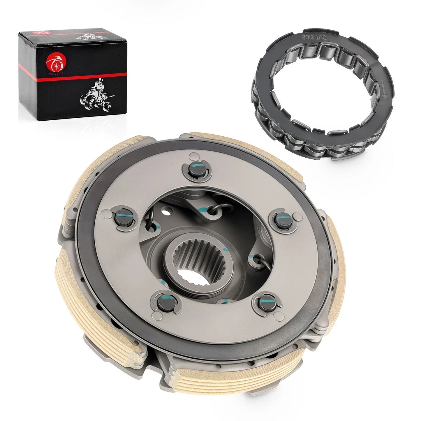 Wet Clutch Centrifugal + One Way Bearing for Honda TRX300 Fourtrax (1988–2000)