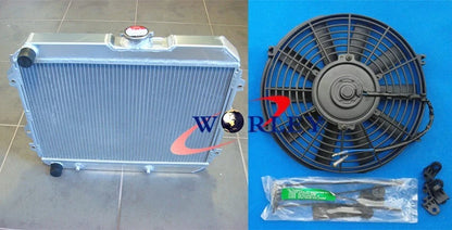 All Aluminum Radiator with Fan for Toyota Corona ST141 RT142 (1983–1987)